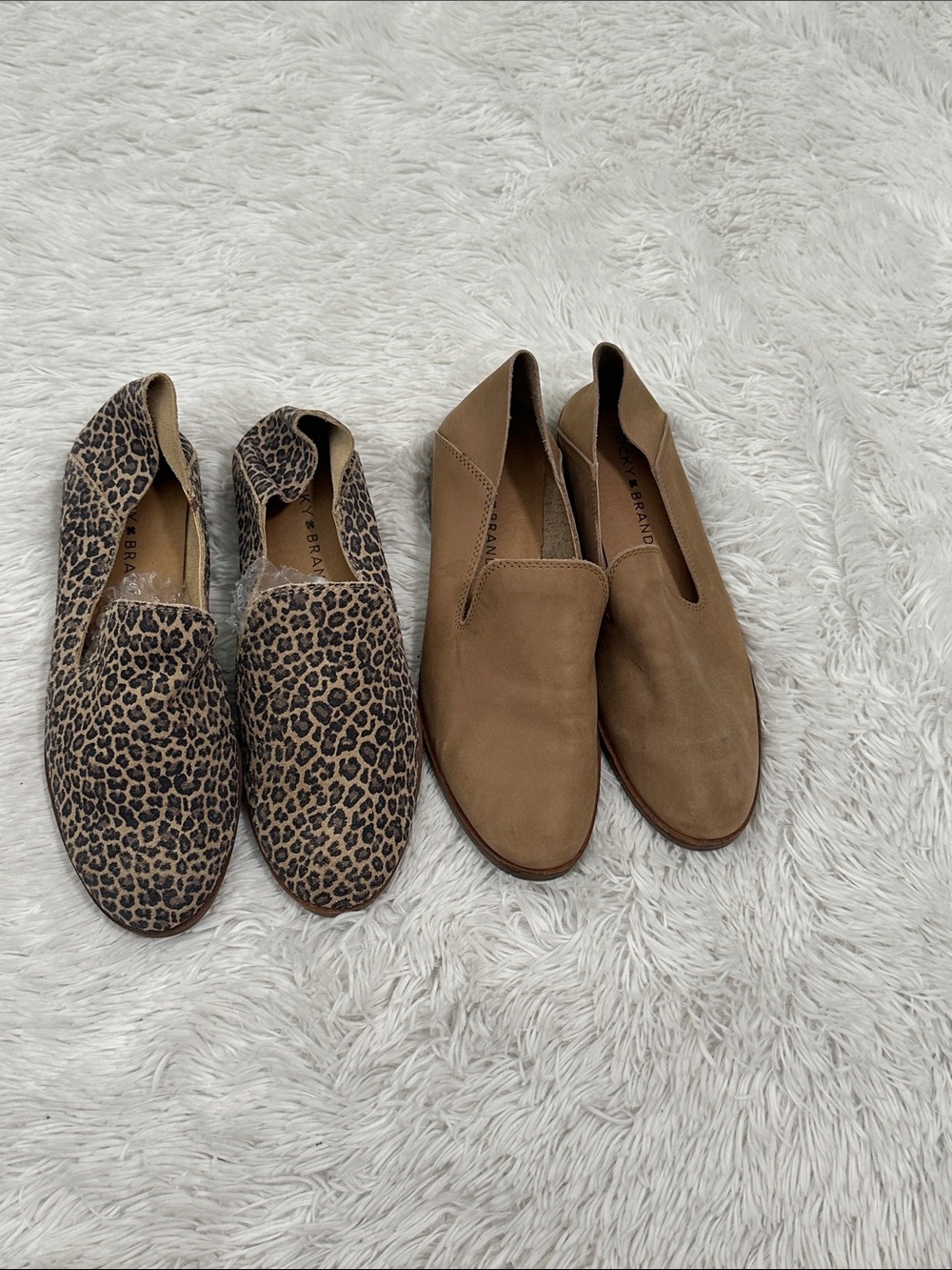 🚗 Bundle of 2 Lucky Brand Leather Loafers